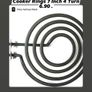 Cooker Rings Spares  7 inch 4 Turn 1800 Watts  All Prices Include Vat Fully Guaranteed Galway City Home Delivery Daily + Nationwide Delivery With Eir Postcode s Mobiles By An Poist Image 10