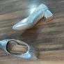 new silver shoes size 38  (5) Image 2