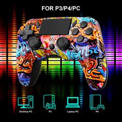 Wireless Bluetooth Controller Gamepad With 6-axis Gyroscope PC Joystick touchpad Dual Vibration For PS4 PS3 PC Wins 7 8