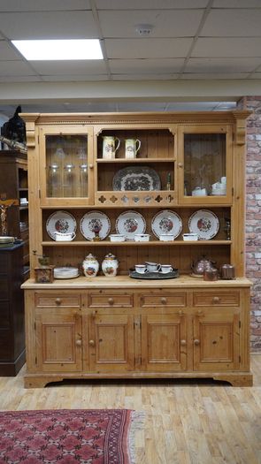 Large Bespoke Solid Pine Kitchen Dresser