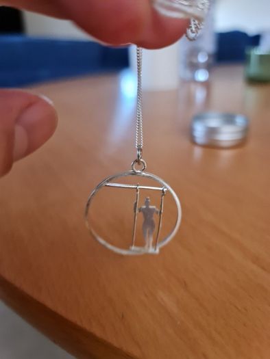 Pure silver necklace made in Spain
