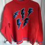 Zara winter Jumper in RED 100% cotton Image 4