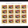 2004 Ireland Celebrating 50 Years of Children's Art (1955-2004) Commemorative Stamps Sheetlet Plate 1A1A1A1A Fine CDS Used with Dublin cancel of 30th June 2004 (First day of issued) on envelope extract Image 6