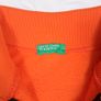 United Colors of Benetton Bright Orange Logo Track Jacket Slim Fit 8UK/36EU Image 2