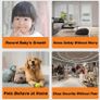 Smart WiFi Security Camera 360Pan/Tilt, Baby & Pet Monitor with Night Vision, Motion Detection, Two-Way Audio, Cloud Storage, Mobile Alerts, Remote Viewing Indoor Image 6