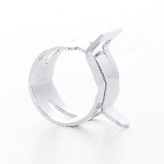Hose clamp for glass tube 12/16mm