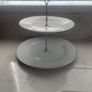 2 Tier-cake stand serving plate Image 3