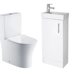 Bathroom Vanity + Toilet Bundle