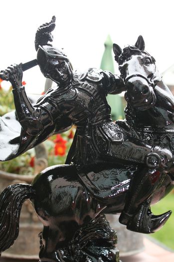 Vintage Heavy Figure Statue Sculpture 32cm