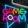 Retro Neon style arcade/game room signs Image 5