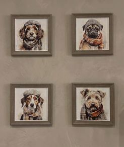 J Lea Framed Dog Prints