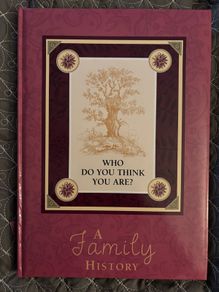 Brand New Blank Family History Book