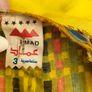 Yellow Egyptian sequinned embellished maxi kaftan Image 9