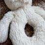Bashful Bunny Ring Rattle in Cream for newborn, toddler, kids Image 5