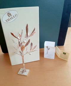 Silverplated Greek olive tree