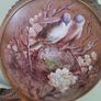 19th century handpainted terracotta moon vase Image 3