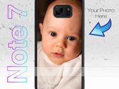 Samsung Galaxy Note 7 Personalised hard case Black, white or Transparent