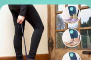 Shoe Horn, Extra Long Handled Navy Plastic Shoe Horn for Taking Boots on and off with Comfort Grip, Long Shoe horn for Men, Women