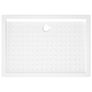Shower Base Tray with Dots White 70x100x4 cm ABS Image 5