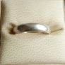 Vintage 925 Sterling Silver Band Ring size Q - 3,1g Image 3