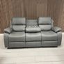 Holgate Manual Leather & Fabric Recliner Sofa Sets Image 4
