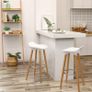 Set of 2 Bar Stools Beech legs - Free Delivery Nationwide Image 7