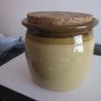 TG Green "Granville" Earthenware Biscuit Barrel Jar With Cork Lid Image 3