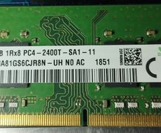 SK Hynix 16GB 2 X 8GB DDR4 SODIMM Laptop Ram Pc4-2400t Pc4-19200 Hma81gs6cjr8n