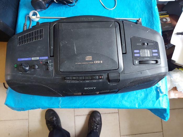 SONY CD Radio Cassette-Corder Model No. CFD-8, in good condition, Radio and CD works fine,Tapes not playing