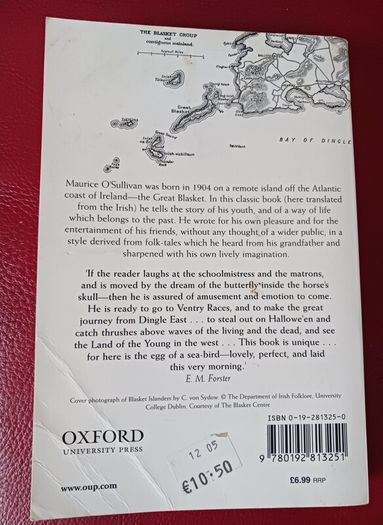 Twenty Years A- Growing / Maurice O' Sullivan / 2000/ Oxford University Press