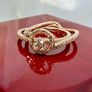 Diamond Interlocking Ring Image 3