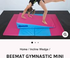 Beesway gymnastics mat and wedge