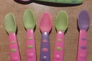 5x baby feeding spoons