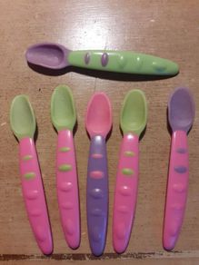 5x baby feeding spoons