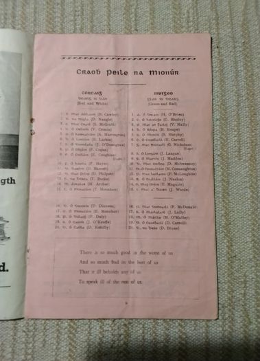All Ireland   Programmes