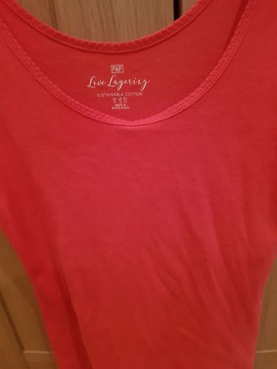 Ladies Bright Pink Vest Top
