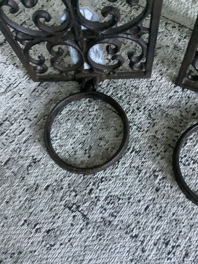 Cast iron pot holders,