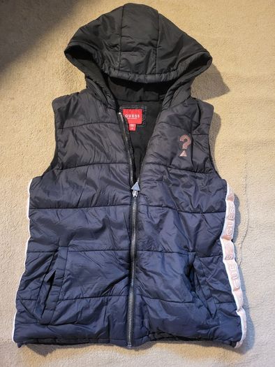 Guess Sleeveless Pre-owned Waistcoat - black (12 years old)