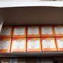 100 x Omnilux GU10 230v 50 watt Yellow Lighting Downlighter Ceiling Bulbs Image 2