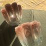 Set of Two Recycled Glass Candle Holders Spain Image 5