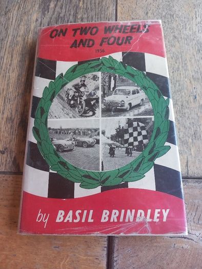 On two wheels and four 1956 1st edition hardback by Basil Brindley, extremely rare, D18 free reg post