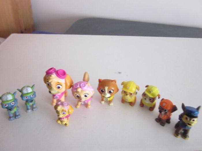 Paw Patrol X 10 Mini Spin Master 2015 Figures