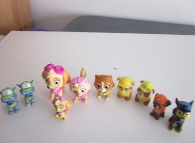 Paw Patrol X 10 Mini Spin Master 2015 Figures