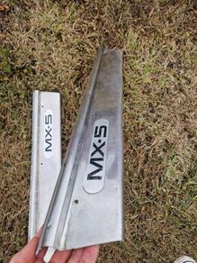 Mk1 Mazda mx5 chrome sill plates / kick plates / covers ( mx 5 mx-5 miata eunos roadster  )