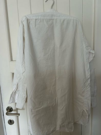 Vintage/ Antique Collarless Men's Dress Shirt/ Grandad Shirt