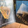 Two x Original Guinness 'GENIUS' Advert Reversible Branded Framed Original Vintage Double Sided Postes From The 1980's Image 3