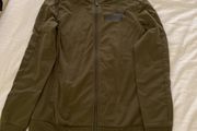 Puma Khaki Green Zipped Top Medium