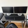2x 23'' AOC monitors mint condition, HDMI and speakers Image 3