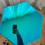 Coffee accent table mirrored Image 7
