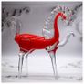 Vintage Modernist Stylised Glass Red Horse made in Belarus. Image 2